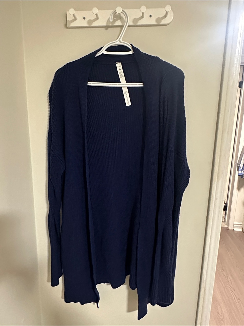 lululemon athletica Open-Front Ribbed Cardigan - Navy Blue